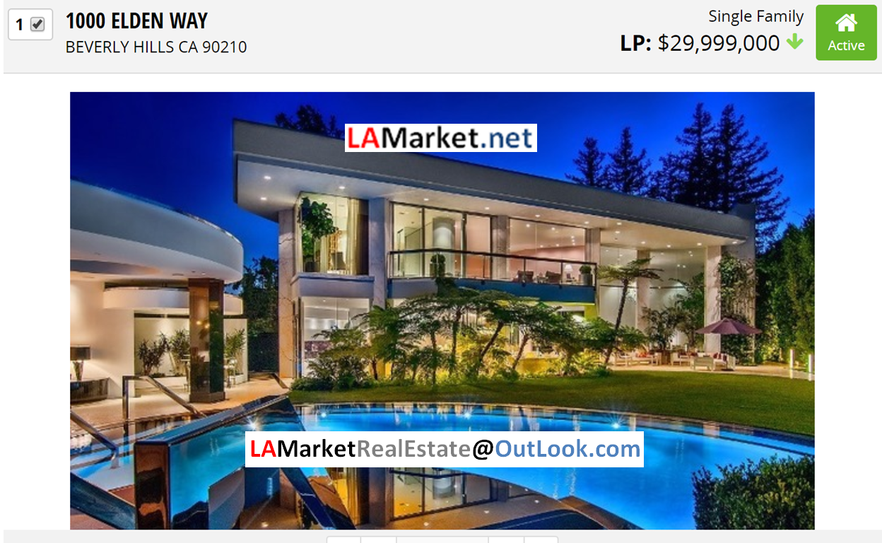 1000 ELDEN WAY BEVERLY HILLS CA 90210 Selected by Ehsan Torabi Los Angeles Real Estate Broker and The Real Estate Analyst for Los Angeles Homes