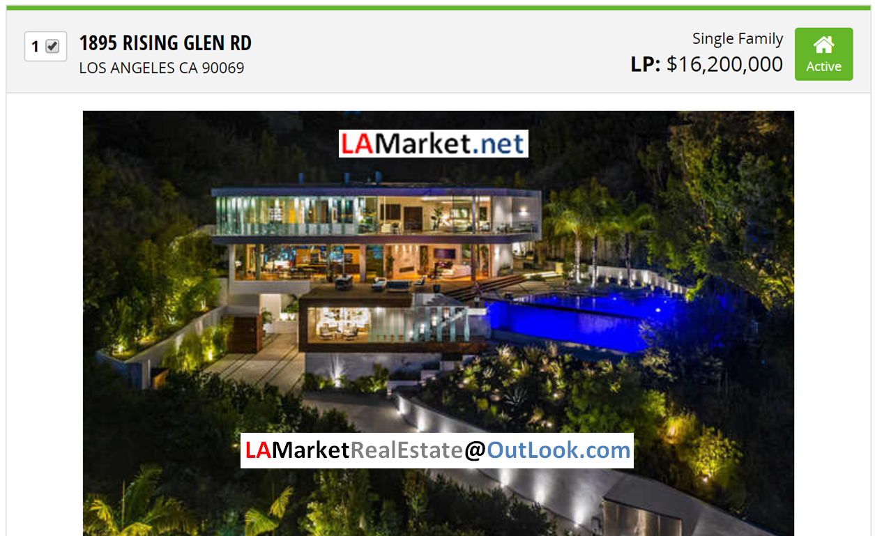 1895 RISING GLEN RD LOS ANGELES CA 90069 Selected by Ehsan Torabi Los Angeles Real Estate Broker and The Real Estate Analyst for Los Angeles Homes