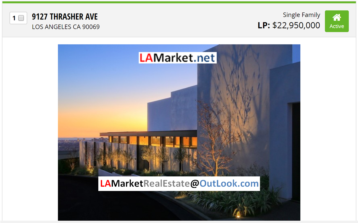 9127 THRASHER AVE LOS ANGELES, Ca. 90069 Selected by Ehsan Torabi Los Angeles Real Estate Broker and The Real Estate Analyst for Los Angeles Homes